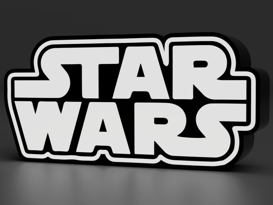 Star Wars Lampade: Light Box / Logo Lumineux Star Wars - USB – Nuovo e nell'imballaggio originale da Yvorne venduto da Bocchino_1291