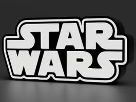 Light Box / Logo Lumineux Star Wars - USB