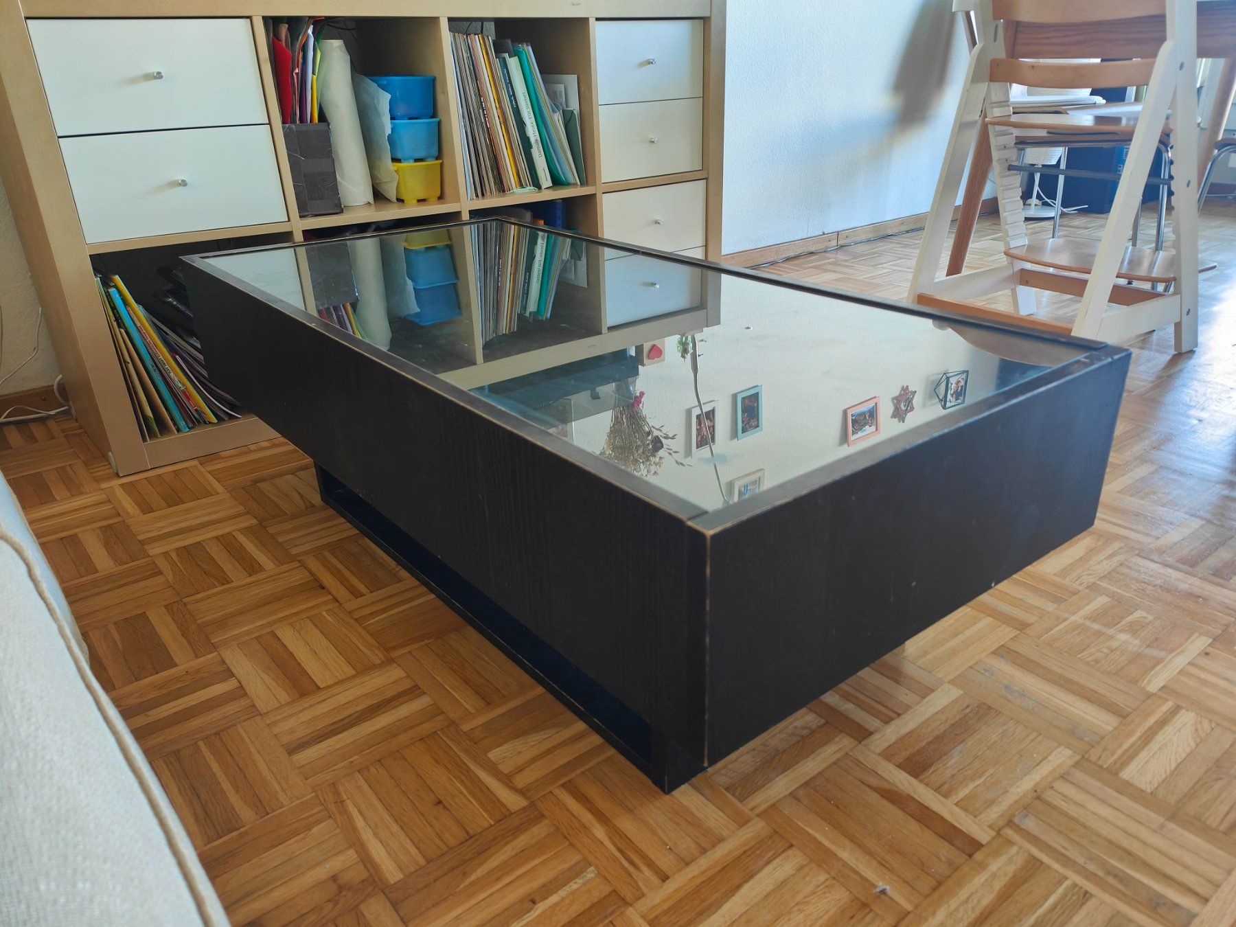Tavoli: Sofatisch Massivholz und Glas – Usato da Zürich venduto da mso_qv78 2
