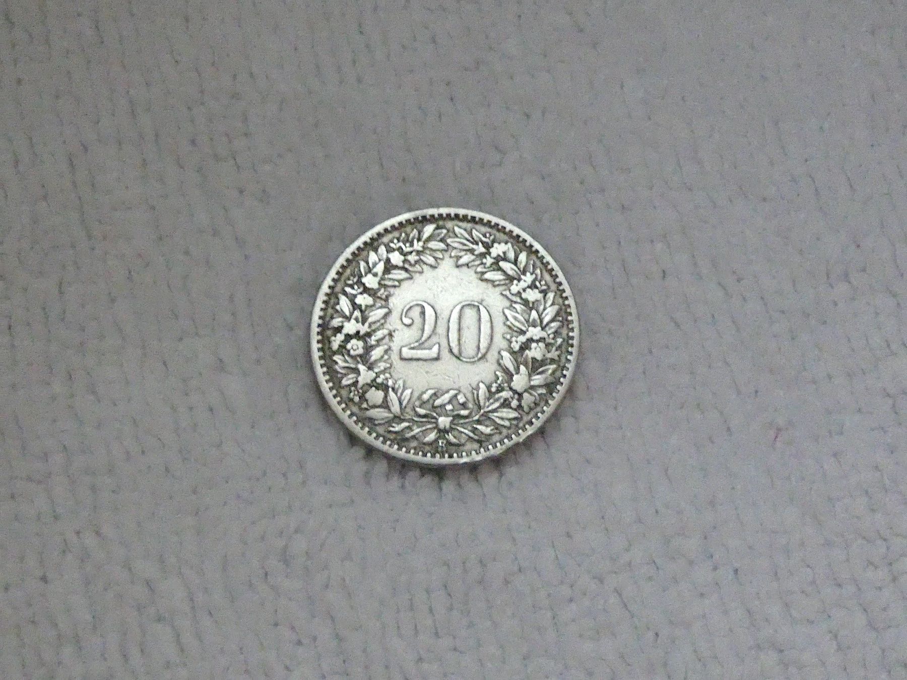 Alle Münzen: 20 centimes/rappen 1883 – Gebraucht aus Nyon von Ilmi09 1