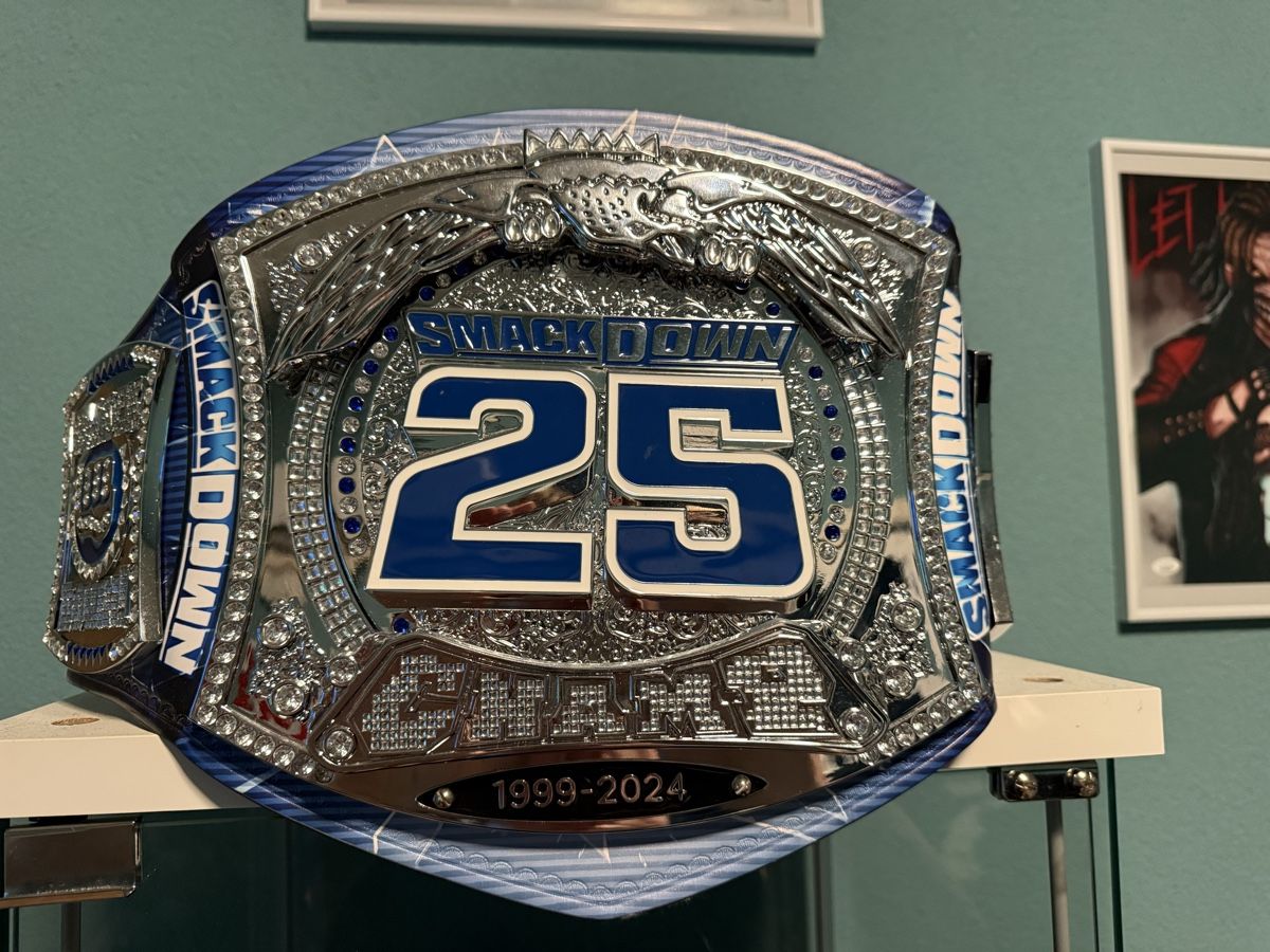 Spielzeuge: WWE SmackDown 25 Years Limited Edition Spinner Replica Title – Neu (gemäss Beschreibung) aus Reinach AG von Kenji95 1