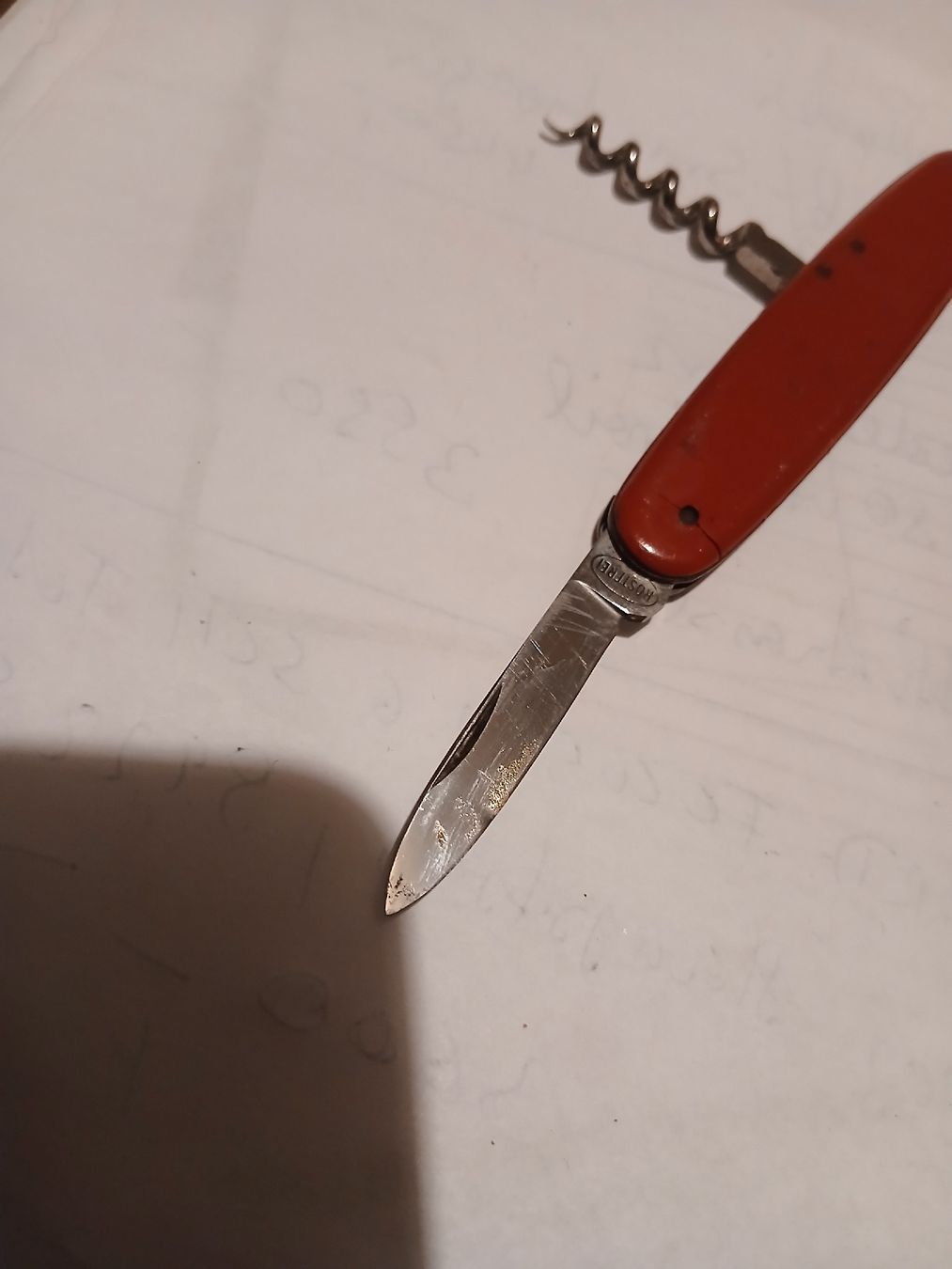 Solingen Taschenmesser: Taschenmesser Rot BUCHER GUYER solingen  – Gebraucht aus Rebstein von Zauberwelt14 4