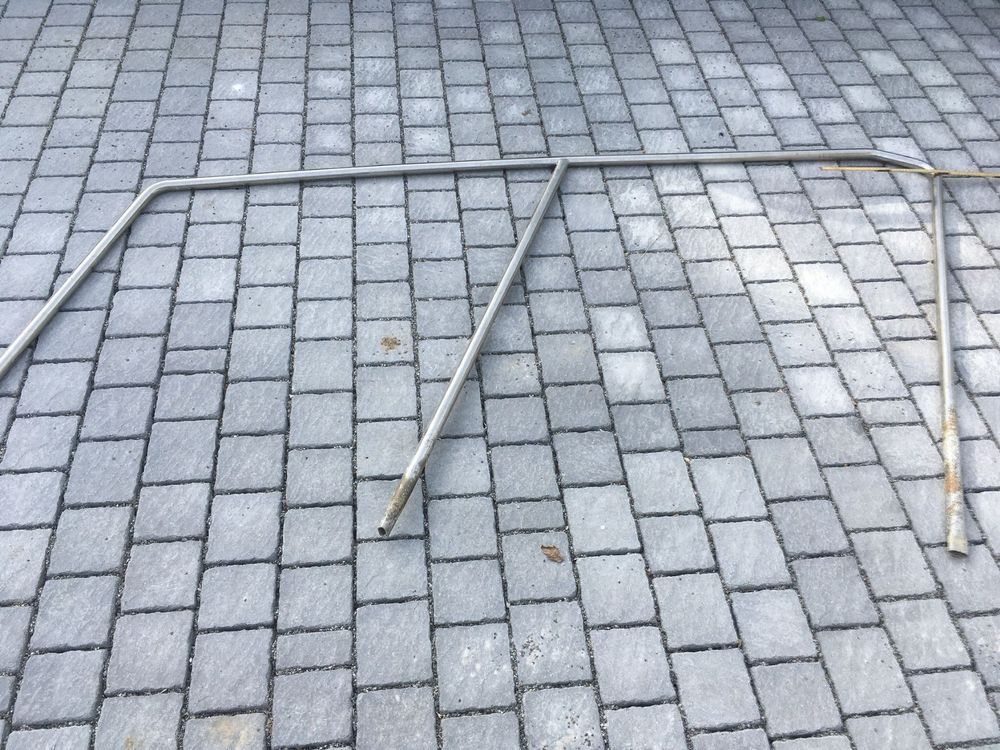 Handlauf Chromstahl - zwei Einzel-Geländer 4