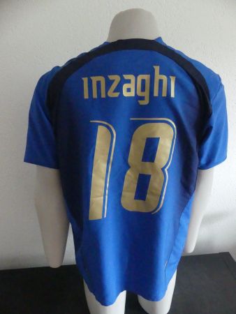 Home, Italia 2006-07 Inzaghi, maillot vintage de football