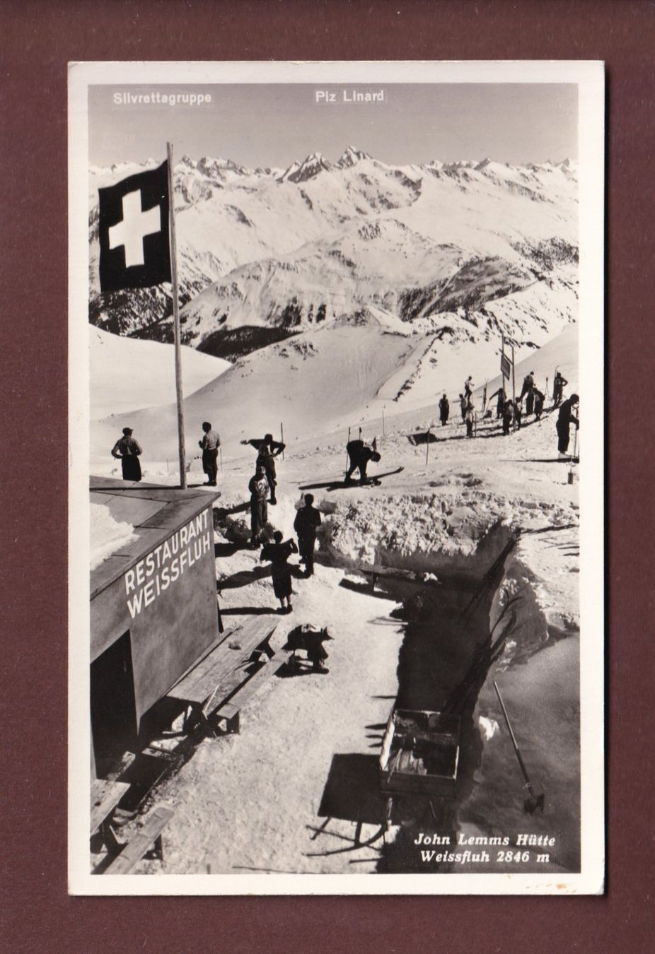 Cartes postales: WEISSFLUH - John Lemms Hütte - 1943 – D'occasion à Pully par nicecards-shop