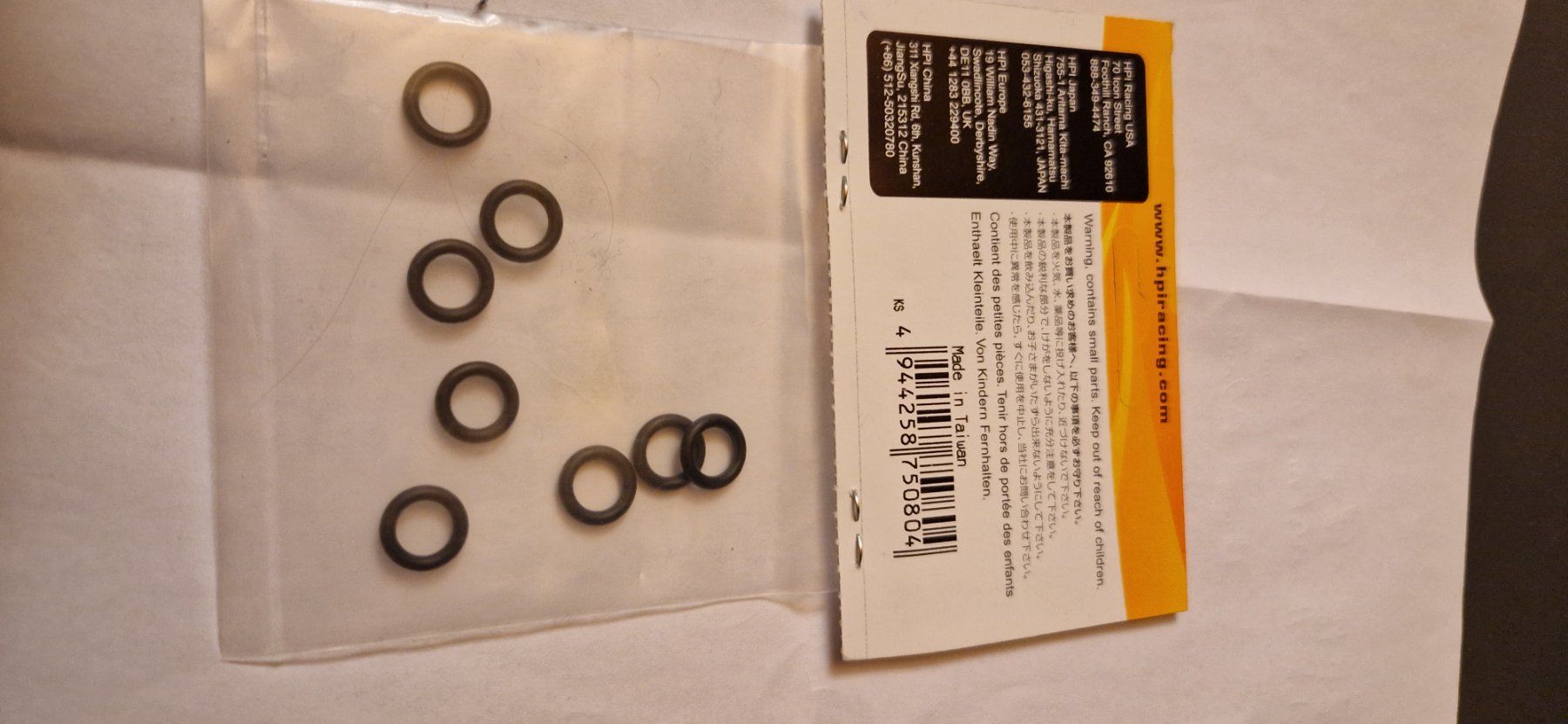HPI Modellismo RC: HPISavage XL  O-Ring 75080 – Nuovo e nell'imballaggio originale da Enggistein venduto da Lehmannnn 1