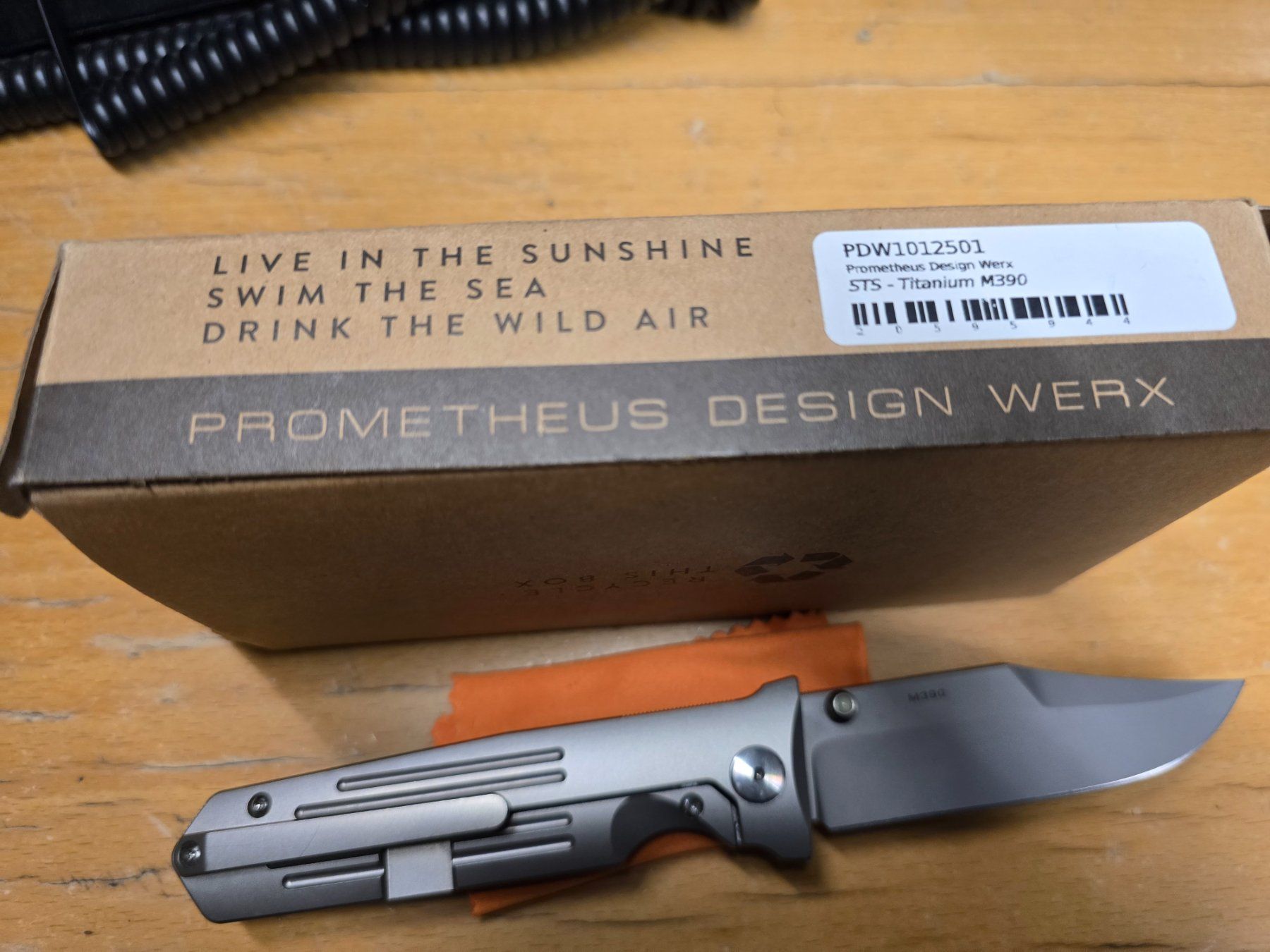 Accessoires: Prometheus Design Messer Werx STS – Neuf (Voir description) à Ettingen par 1025andreas