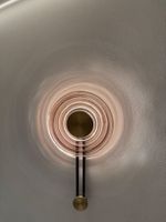 4× Pieter Adam Designer-Wandleuchten – Original – Messing &