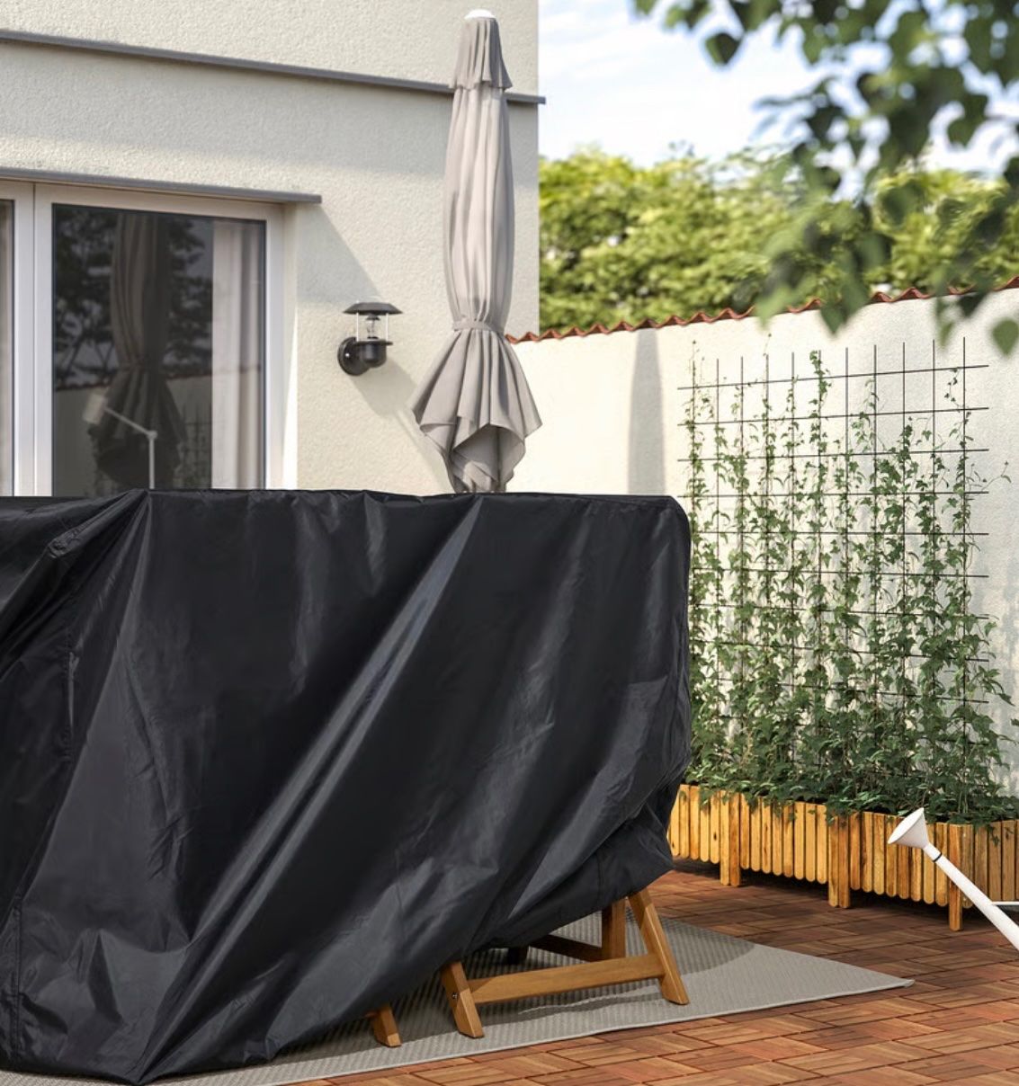IKEA TOSTERÖ Gartenmöbel-Abdeckung schwarz – 145x145 cm (Neu und originalverpackt) in Stein am Rhein für CHF 35 – mit Lieferung auf Ricardo kaufen