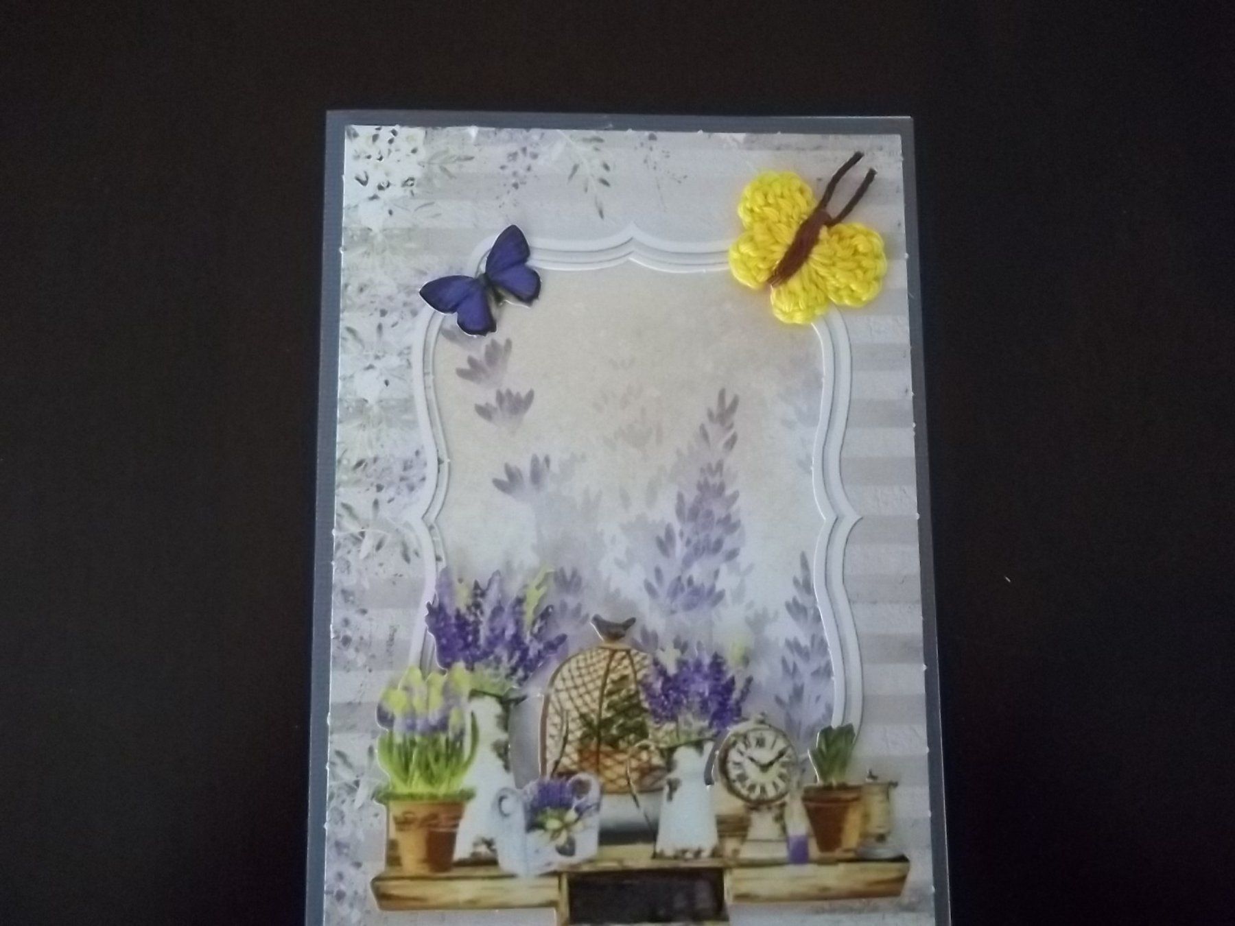 Cartoline: Handgemachte Karte (Lavendel) – Nuovo (secondo la descrizione) da Olten venduto da Capitole66