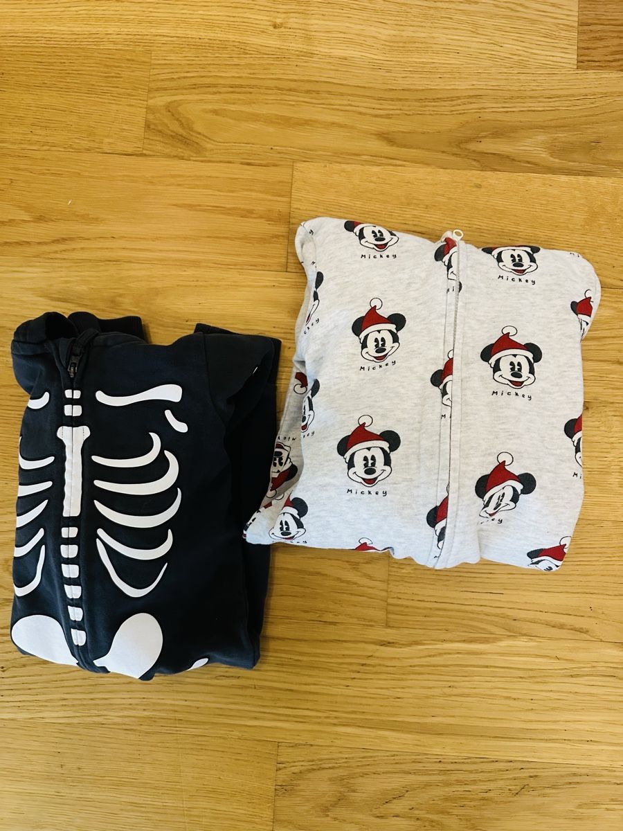 C&A Tute: 2x langarm Overalls in Grösse 86 – Nuovo (secondo la descrizione) da Meilen venduto da Carpi