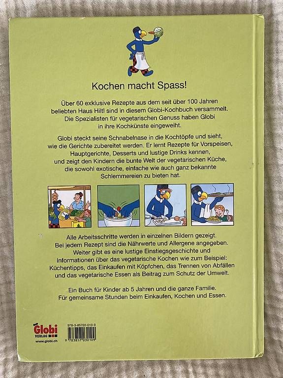 Libri: Globi kocht vegi - Kochbuch vegetarisch – Usato da Kesswil venduto da canvas12 1