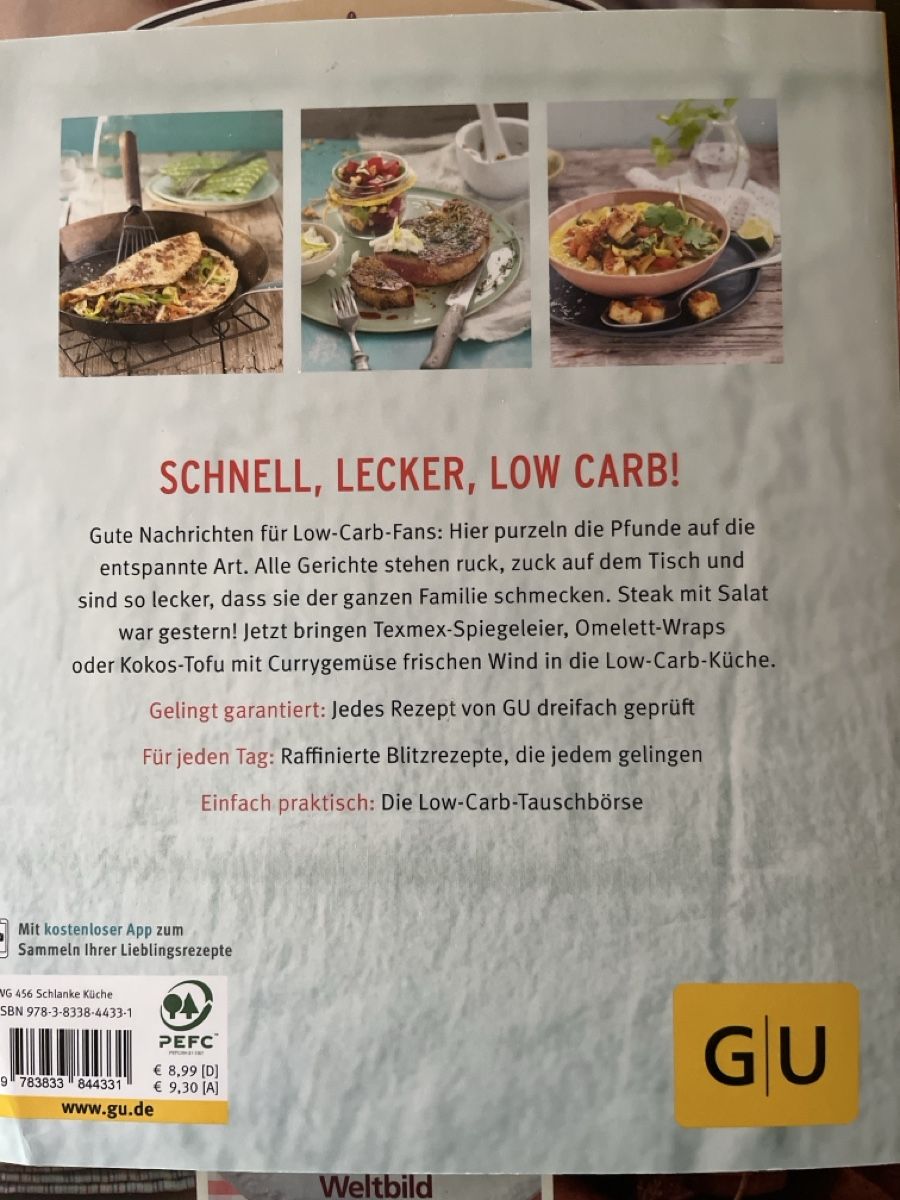 Libri: Kochbuch "Expresskochen Low Carb" von Inga Pfannebecker – Nuovo (secondo la descrizione) da Oeschseite venduto da matina5 1