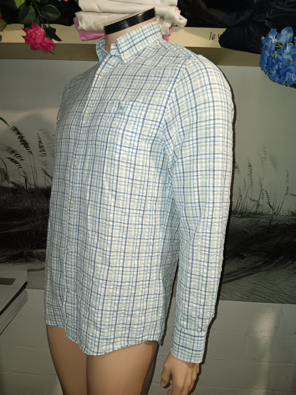Gant Camicie: GANT Chemise / Hemd TECH PREP REGULAR taille / Grosse S – Usato da Cossonay-ville venduto da Super-Price-Quality 5