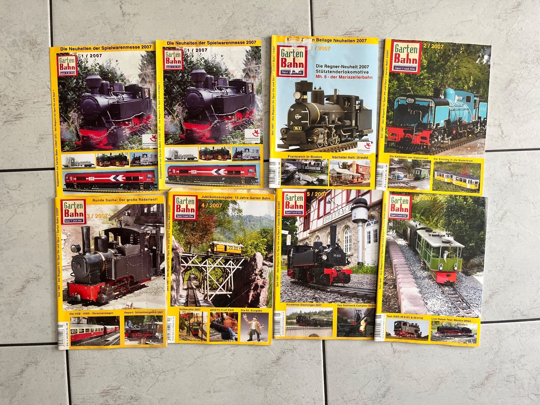 Zeitschriften & Magazine: Gartenbahn Jahrgang 2007 – Gebraucht aus Rudolfstetten von Rrst1968
