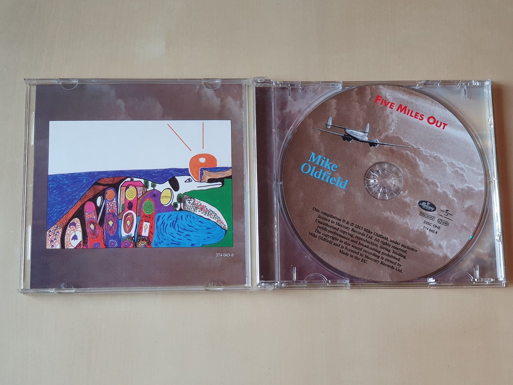 CD: Mike Oldfield Five Miles Out – Usato da Stansstad venduto da collectorsshop 2