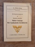 Mutter Courage - Der kaukasische Kreidekreis Berthold Brecht