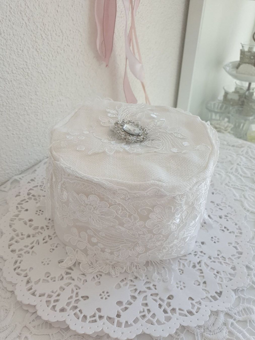 Alle Dekorationen: Haube Abdeckung WC-Rollen Shabby Chic Rollenhalter Spitze – Neu und originalverpackt aus Gossau ZH von Goes05 8
