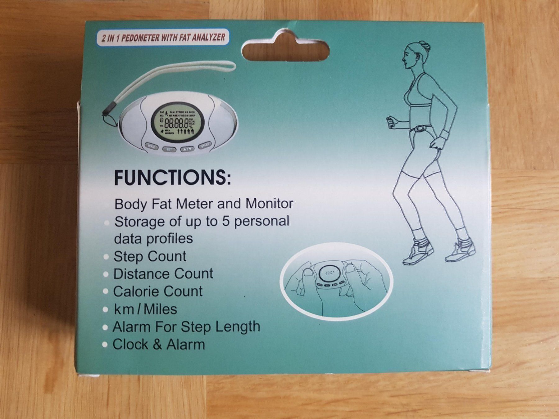 Smartwatch: Pedometer with fat analyzer – Nuovo (secondo la descrizione) da Zürich venduto da yro_qvz7 1