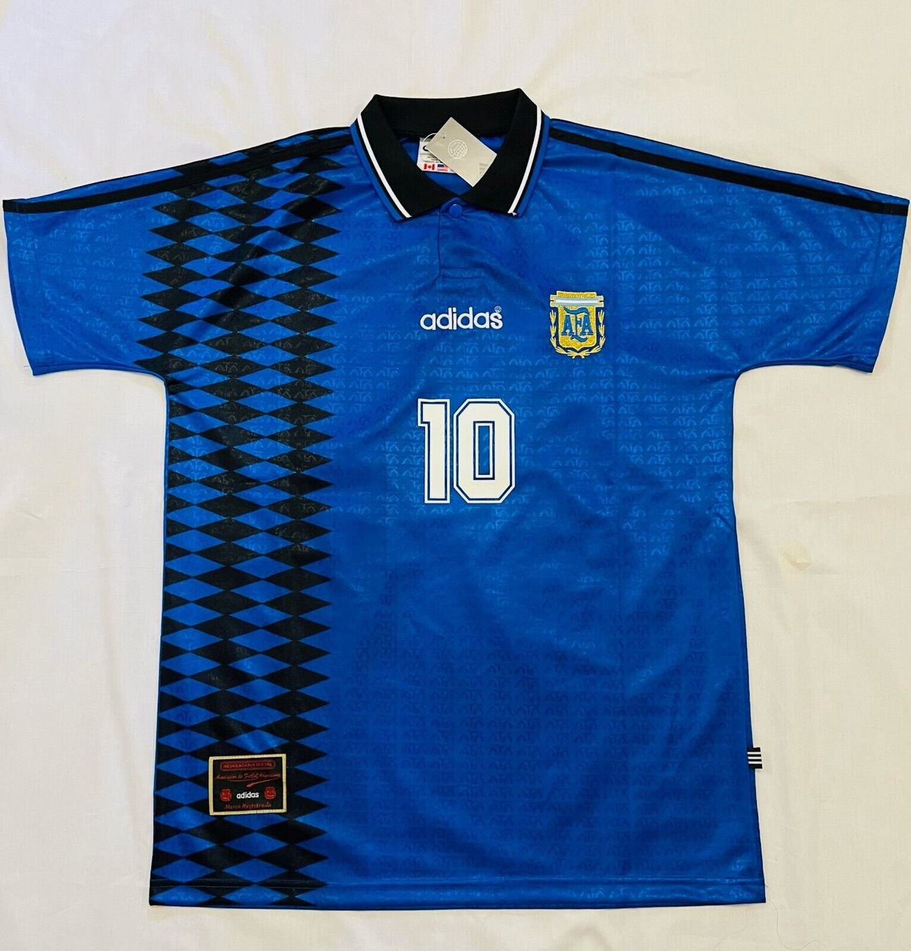Herren T-Shirt Mit Diego Armando Pelè Fußball-Design - Aus Baumwolle, Kurze Ärmel, Made In Italy