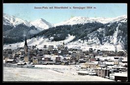 Davos-Platz, Ortsansicht mit Albertitobe