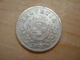 (A10)  10  Rappen 1851  VZ-