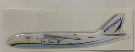 Sticker Antonov An-124 aus Kunststoff (8 cm, selbstklebend)