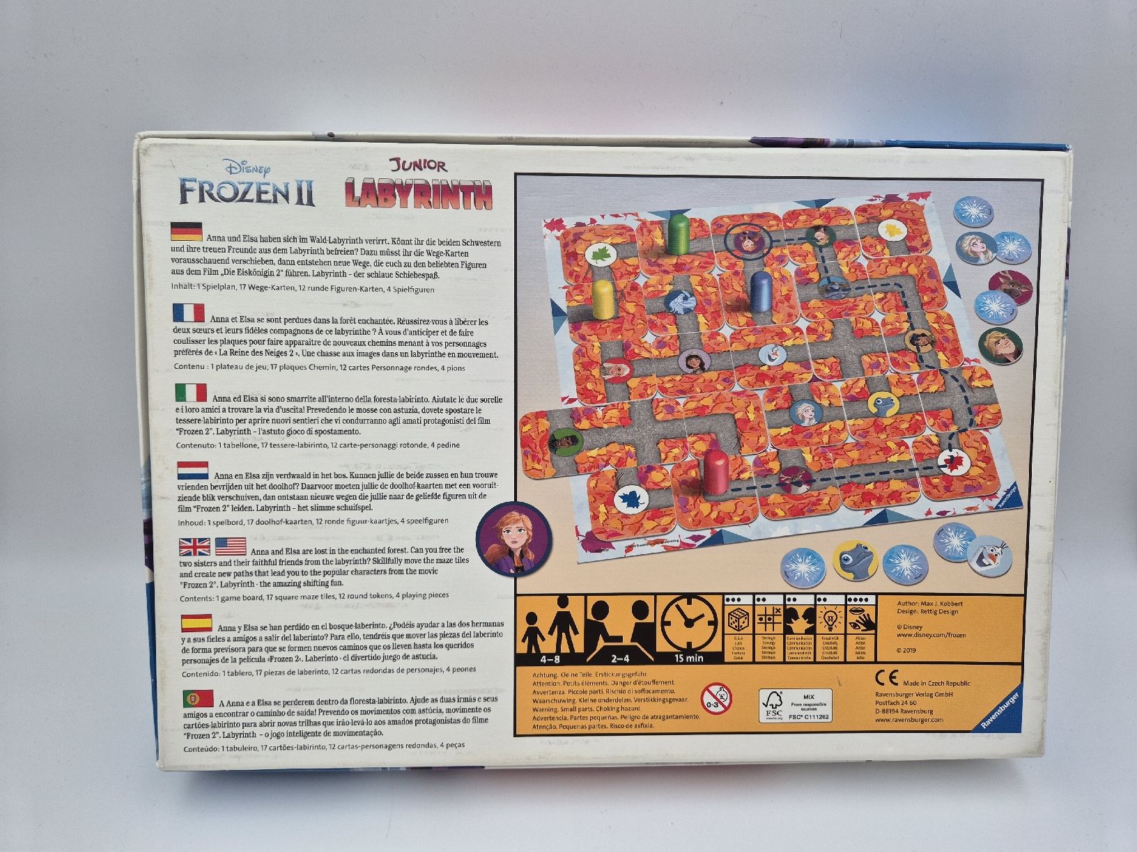 Ravensburger Jeux: Ravensburger Labyrinth Junior: Die Eiskönigin 2 – D'occasion à Ettiswil par beekeper13 1