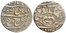 Indien, Awadh, Rupie AH AH 1249 RY 6