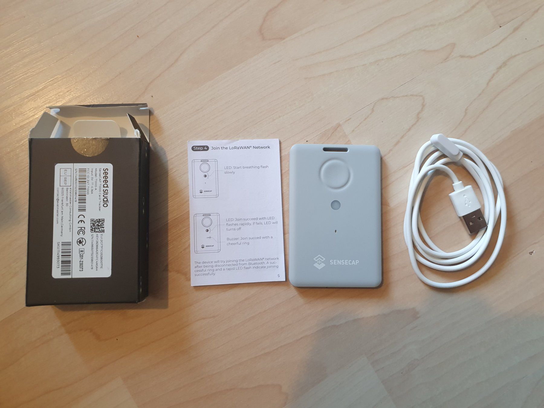 Messen: SensCAP T1000-A LoRaWAN Tracker, Position, Temp, Bewegung – Neu (gemäss Beschreibung) aus Seengen von heavy-texas