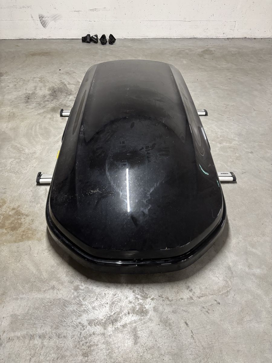 Dachboxen: Dachbox Kamei Oyster 450 Schwarz – Gebraucht aus Wettswil von paluvape