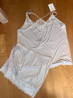 Sommer Pyjama HANRO XL hellstes grau Modal neu