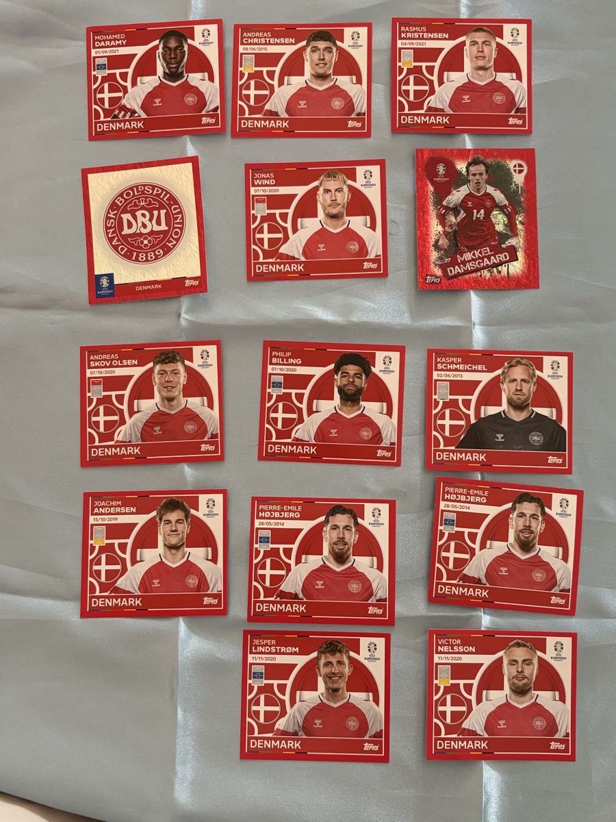 Topps Carte collezionabili: Dänemark Topps EM 2024 – Nuovo (secondo la descrizione) da Luzern venduto da jas_bd2h