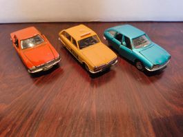 3 Jet-Car de norev France Mercedes 350 Citroën GS Renault 16