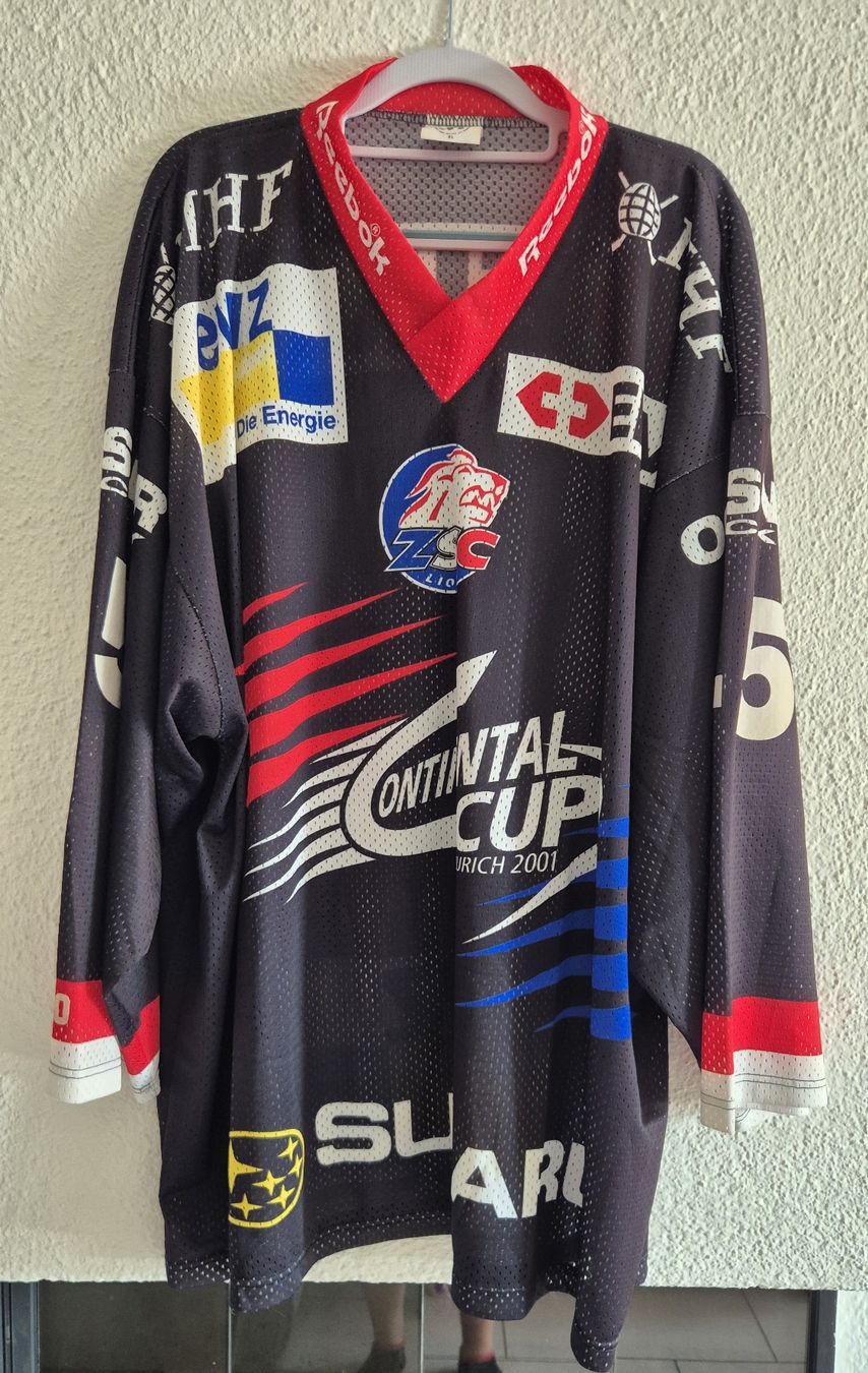Zsc Lions Canottiere & Pantaloni: ZSC Trikot – Usato da Bünzen venduto da Wisel45
