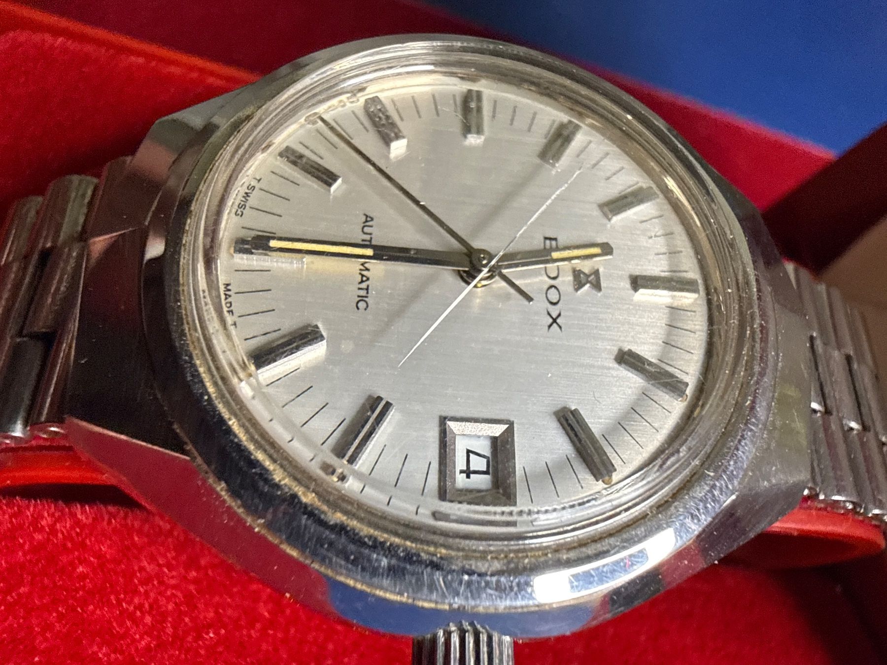 Edox Orologi: Edox Vintage Automatic 37 mm – Usato da Pfeffingen venduto da Allhandelklgwatches 2