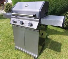 Gasgrill Fireking Jona III – 3 Brenner, Edelstahl, NEU&OVP!