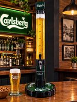 Original Carlsberg Bierzapfsäule  neu & ungeöffnet