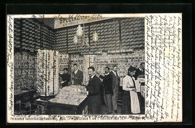 Ansichtskarten: Wien, Permanente Ansichtskarten-Ausstell – Gebraucht aus Berlin von bartko-reher