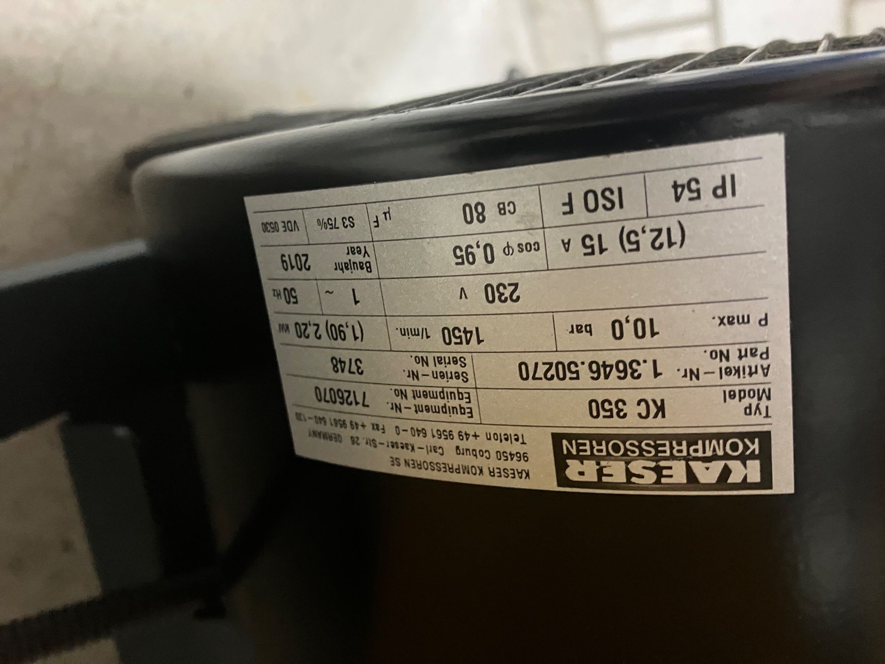Kaeser Compressori: Kompressor Kaeser Premium car 350 / 30W – Usato da Bülach venduto da daedalus 3