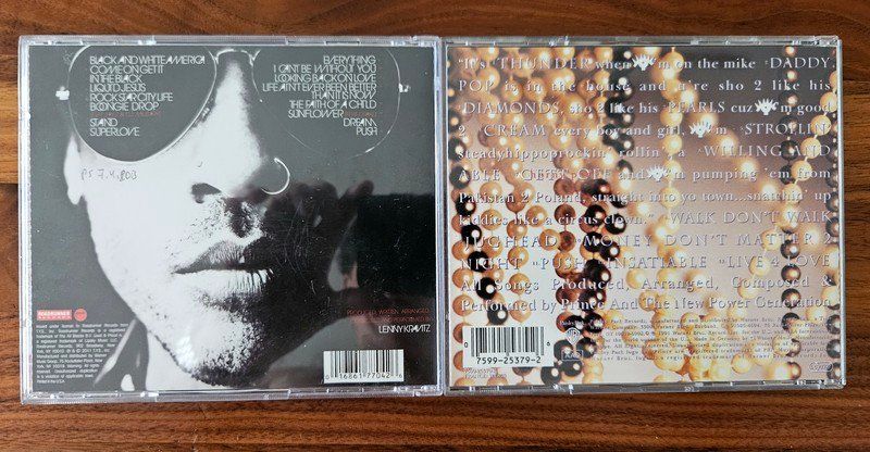 CDs: 2 CDs: Prince, Lenny Kravitz – D'occasion à Zürich par phillyboy2007 1