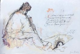 Pierre Parsus (1921-2022) Lithographie handsigniert