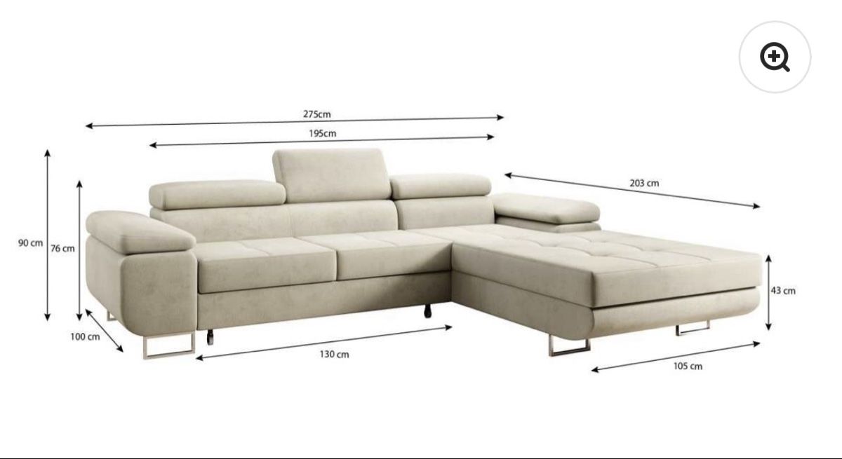 Sofas: Neuwertiges Ecksofa beige – Neuf (Voir description) à Mastrils par sil_p5vd 4
