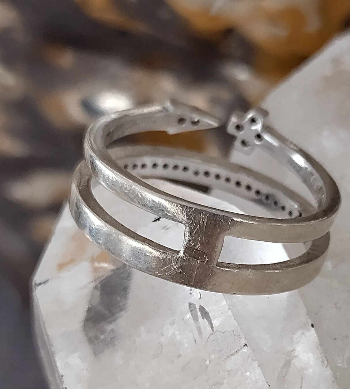 Ringe: MODERNER RING IN 925 SILBER – Gebraucht aus Romanshorn von Glitzer-Paradies 1