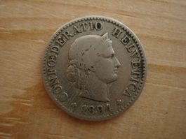 (S1) 5 Rappen 1894