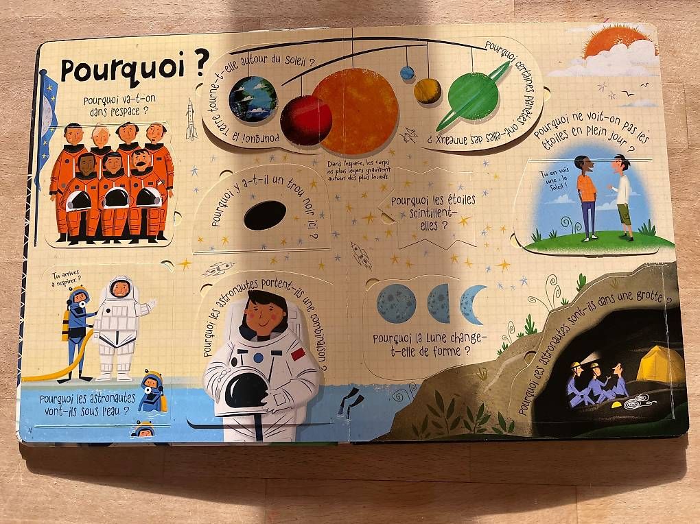 Libri: Livre enfants Lespace  – Usato da aigle venduto da suistory 1