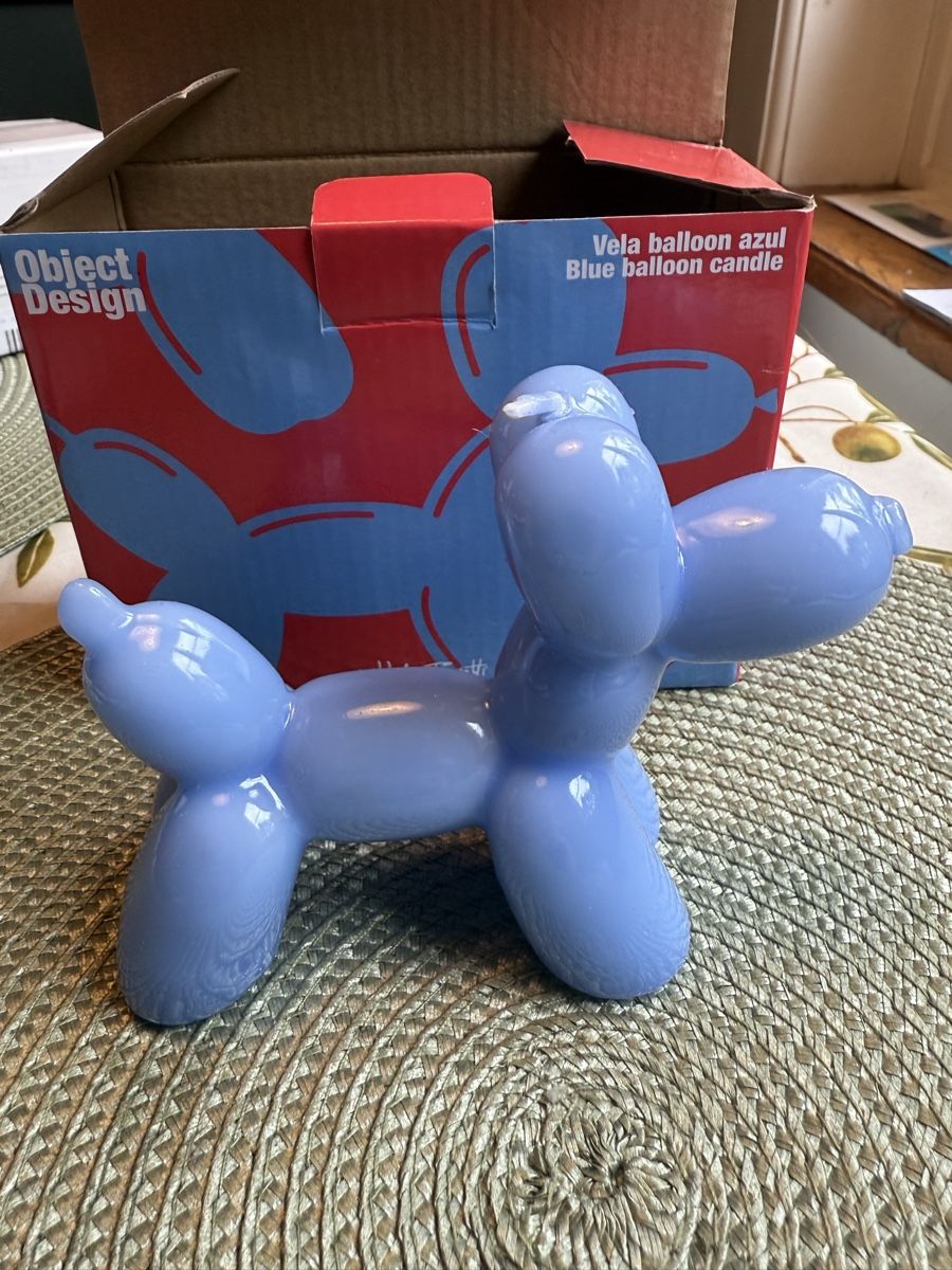 Candele: Blue balloon candle New – Nuovo e nell'imballaggio originale da Pully venduto da vik_2mrb