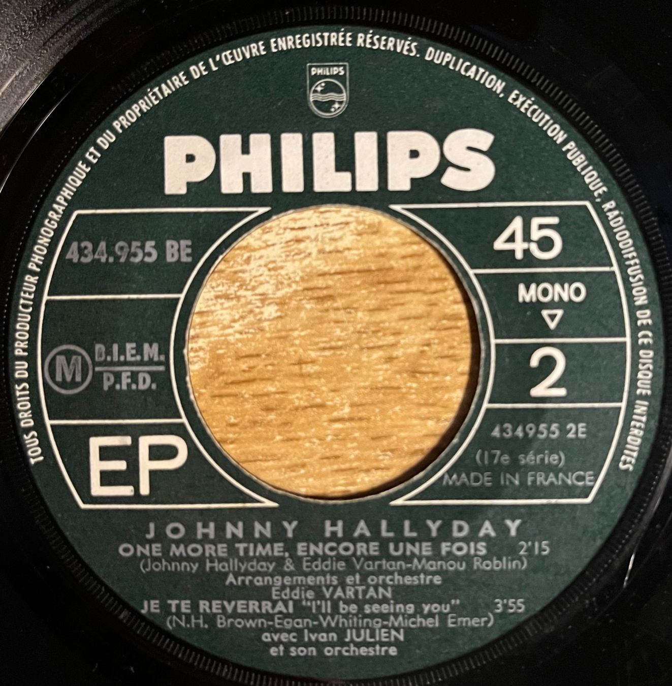 Dischi in vinile: JOHNNY - LE PENITENCIER – Usato da Bussigny venduto da vinyl-pas-cher 3