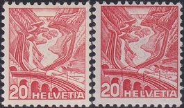 1936, Nr.205y+Ay (Val Leventina) ungebraucht *, Kat: 157.-