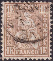 36b golden (gelblich) tolles Stück von GENEVE +Attest, 800.-